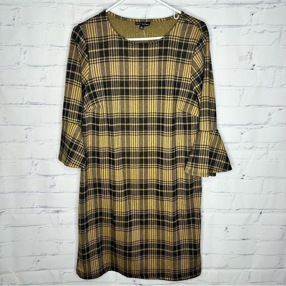 Alison Andrews‎ large yellow and black dress